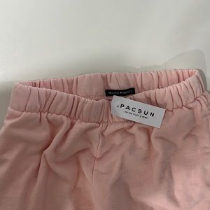 NWT brandy melville pink sweatpants one size